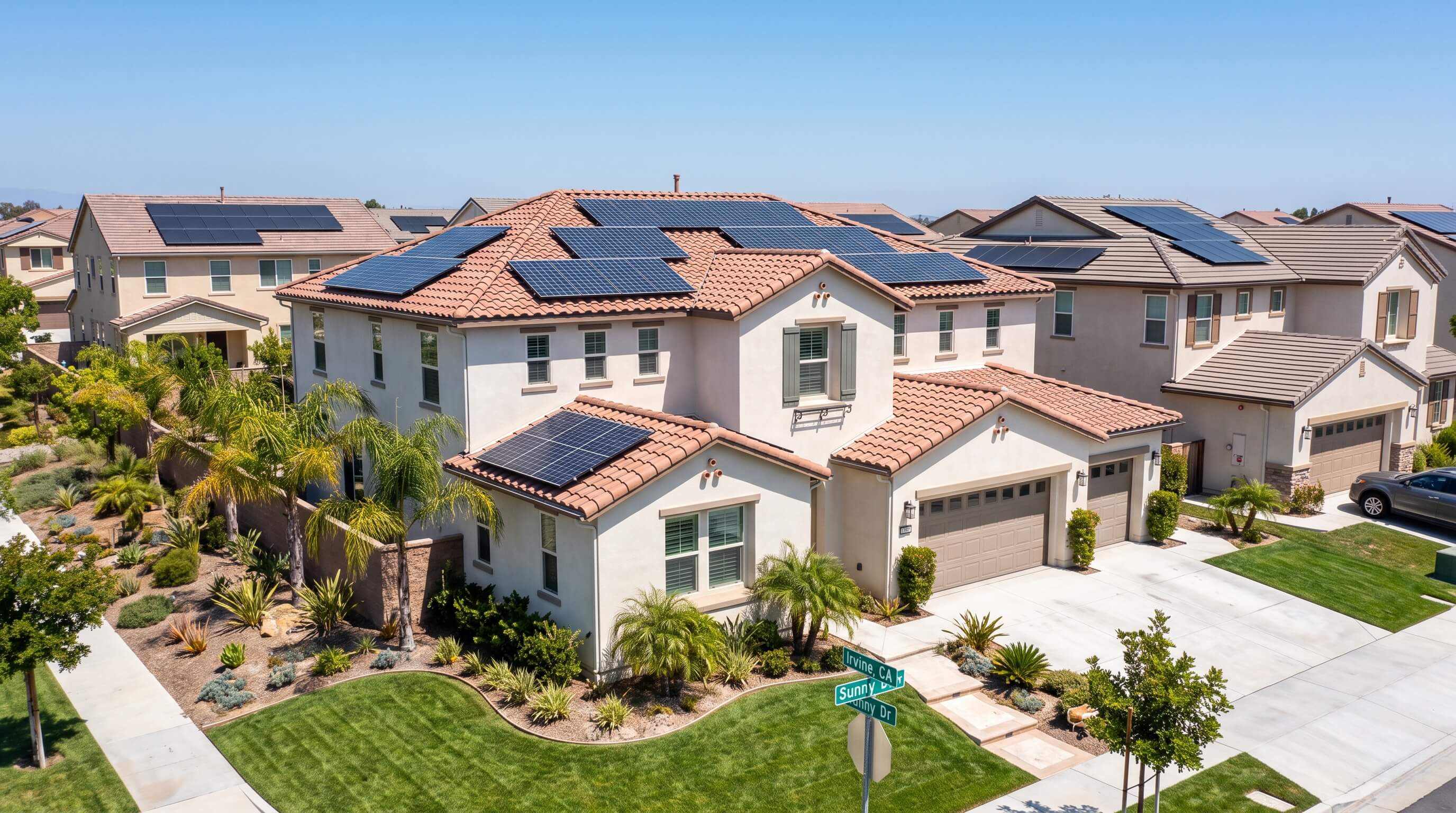 Solar installation in Santa Ana